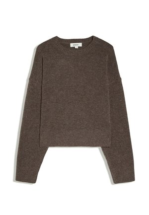 Bershka, CREW NECK-JUMPER - Pullover - dark brown