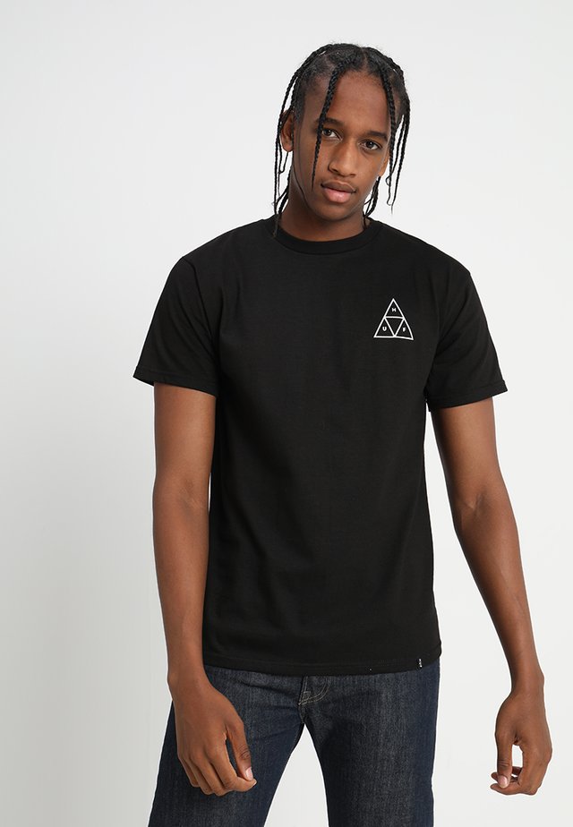 ESSENTIALS TEE - Print T-shirt - black