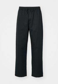 STRAIGHT LEG PANTS - Trousers - black