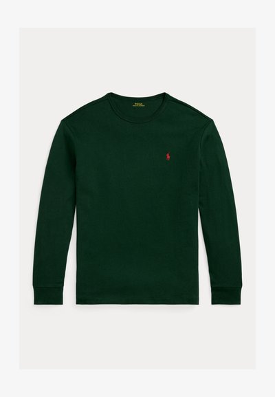 Polo Ralph Lauren CLASSIC FIT HEAVYWEIGHT JERSEY T-SHIRT - Hosszú ujjú felső - vintage pine