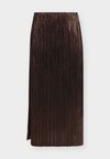 GROUNDBERRYBBJOANELLE SKIRT - Плисирана пола - brown