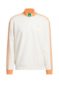 Unselected, chalk white   dusky orange