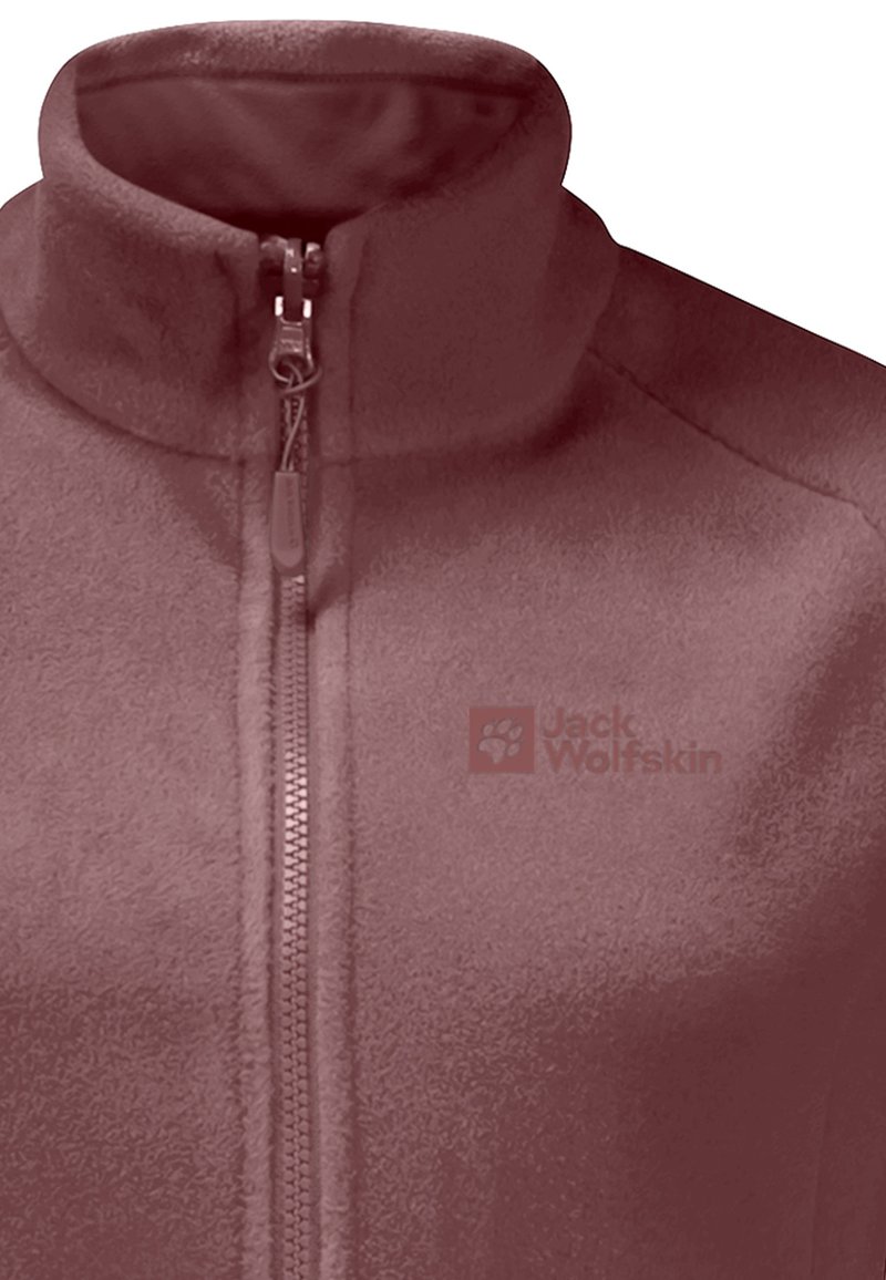 Jack Wolfskin MOONRISE Fleecejacke red ochre/rot Zalando