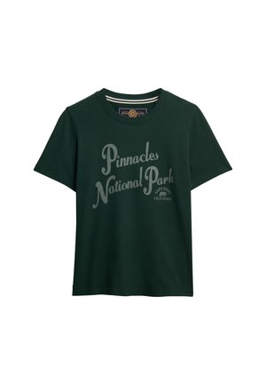 Superdry LO-FI OUTDOORS  - T-Shirt print - enamel green
