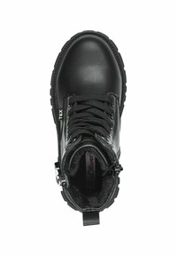 s.Oliver Botines con cordones - black