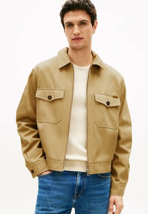 ZIP-THRU TWILL IVY  - Chaqueta de entretiempo - coastal taupe