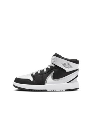 Jordan 1 MID EASYON BG - Sneakers high - black white