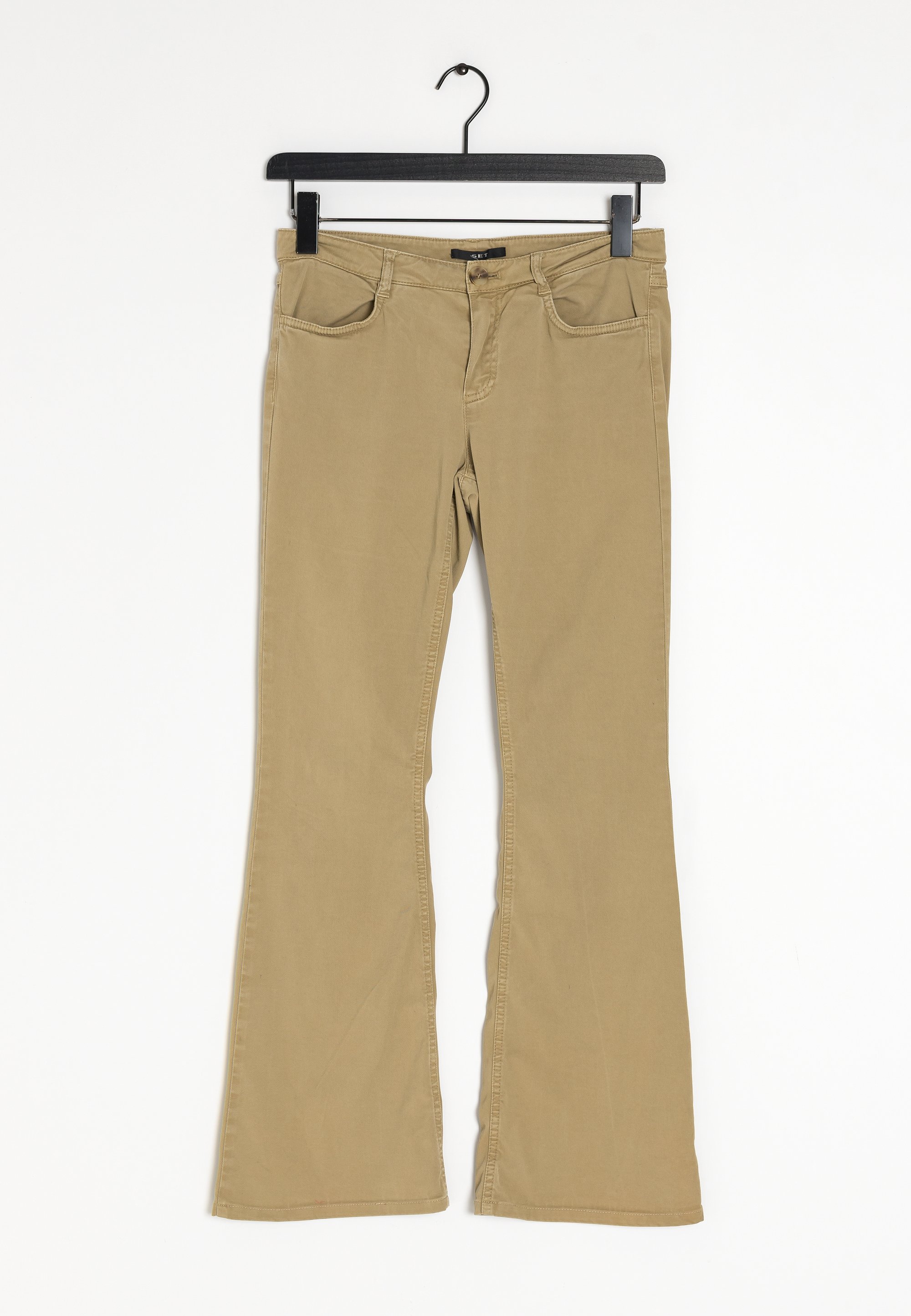 SET Jeans a zampa beige (Second hand)