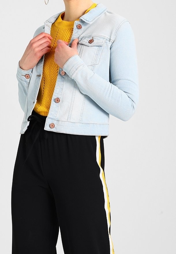 Noisy May Jeansjacke light-blue denim (Pre-owned) Zalando