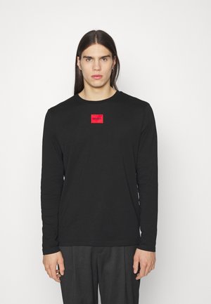 DIRAGOLO - Top s dlouhým rukávem - black