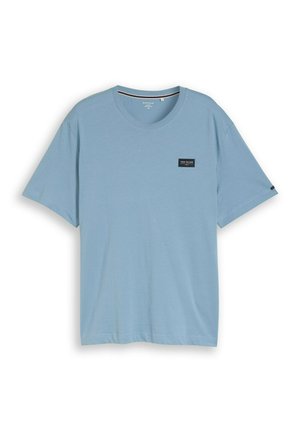 TOM TAILOR, PLUS SIZE - MIT LOGO-BADGE - T-shirts basic - mountain spring blue