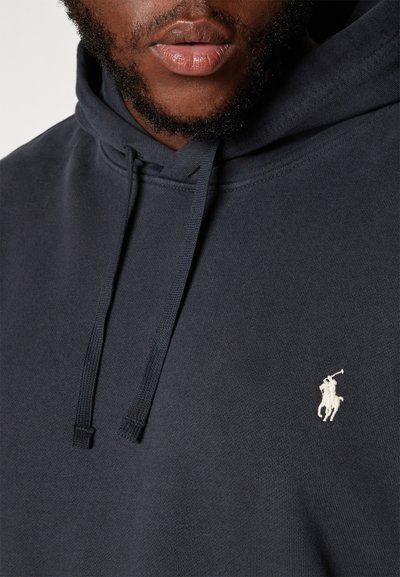 Polo Ralph Lauren Big & Tall LOOPBACK FLEECE HOODIE - Sportinis megztinis - black