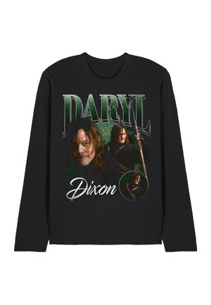 Cotton Soul, THE WALKING DEAD  DARYL DIXON DARYL HOMAGE - Long sleeved top - black