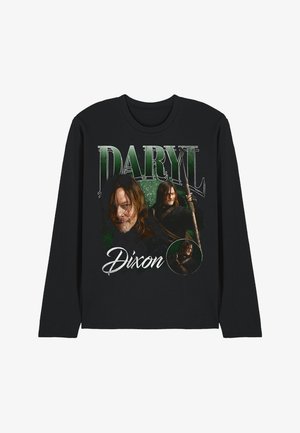 Cotton Soul, THE WALKING DEAD DARYL DIXON DARYL HOMAGE - Long sleeved top - black