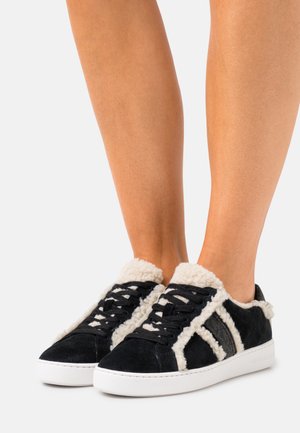 IRVING STRIPE LACE UP - Baskets basses - black
