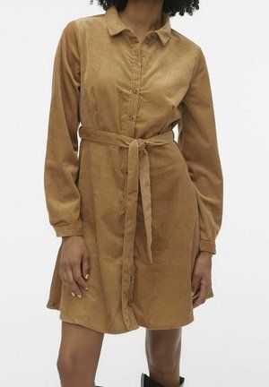 Blusenkleid - mottled brown