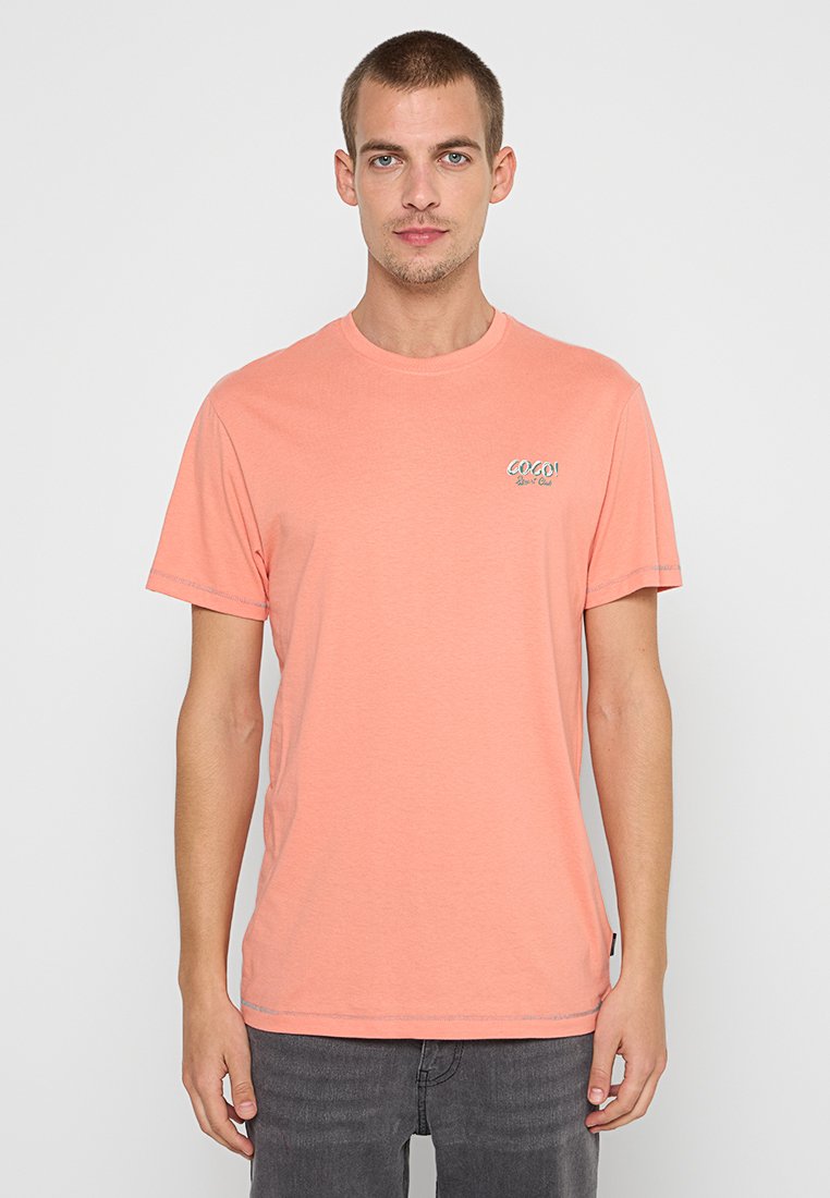 INDICODE JEANS T-shirt print geel gemêleerd