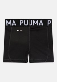 Boxer shorts sportivi neri con una morbida vita elastica che presenta la scritta "PUMA" in lettere bianche. Dotati di tecnologia DryCELL e cuciture rinforzate.