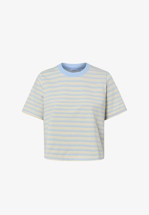 Noisy May, NOISY MAY T-SHIRT NMEMBER - T-Shirt print - vanille hellblau