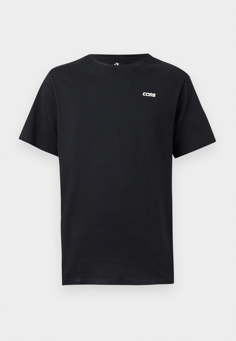 Converse T-shirt print zwart