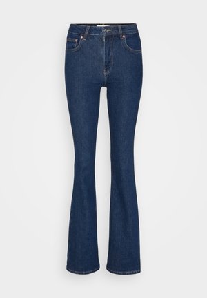 Gina Tricot FULL LENGTH - Jeans a zampa - classic blue