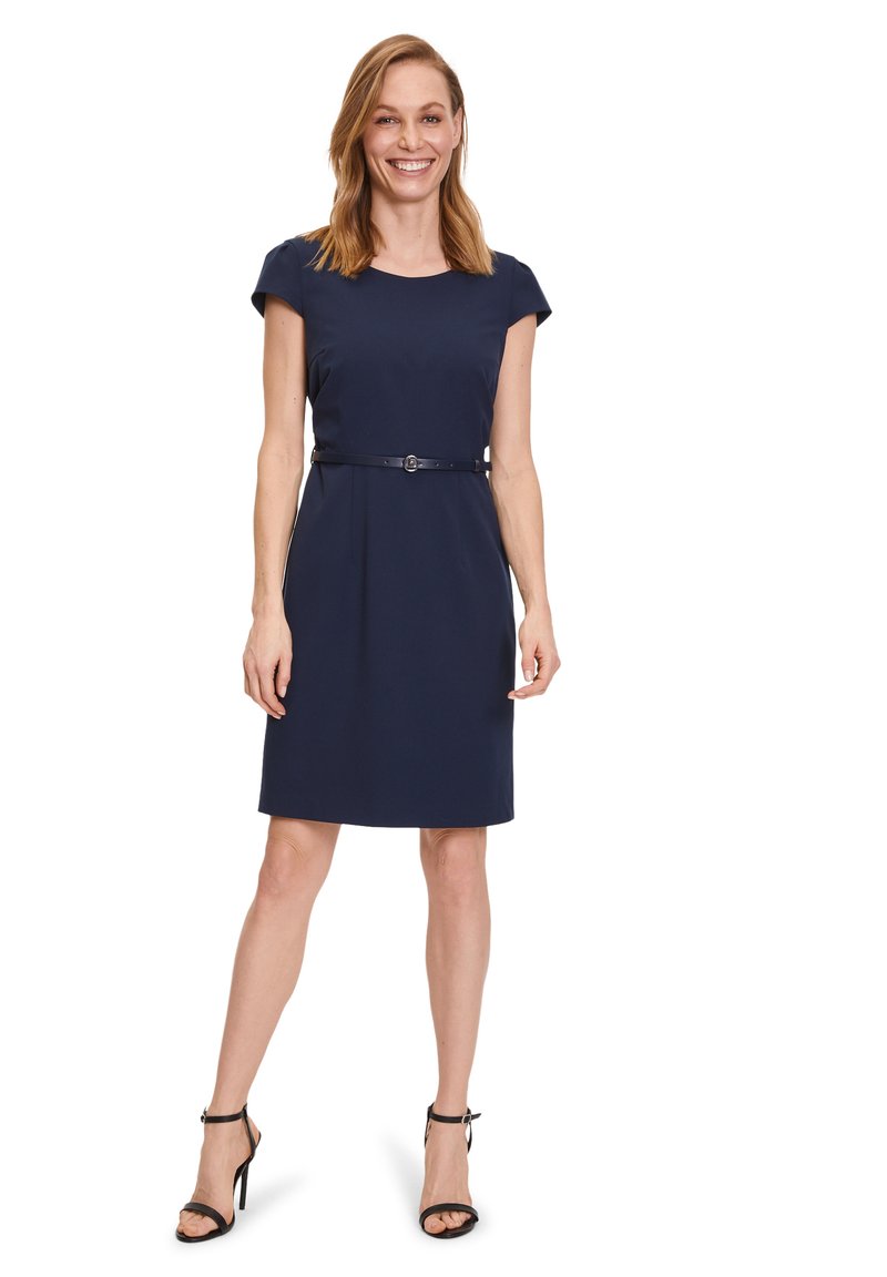 blue dress pant with shirt Black Pleated Maxi Dress main image 1