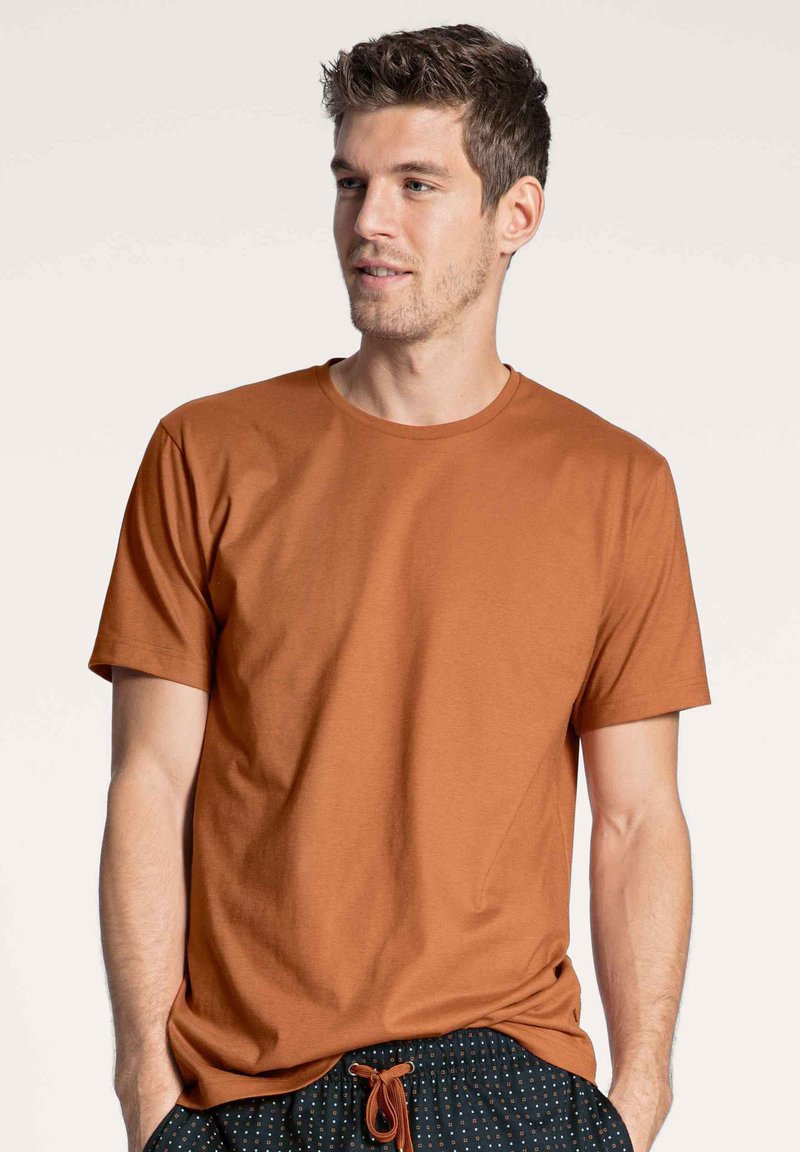 Calida REMIX BASIC - Basic T-shirt - mocca brown