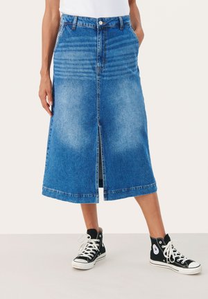 CALIA - A-vonalú szoknya - medium blue denim