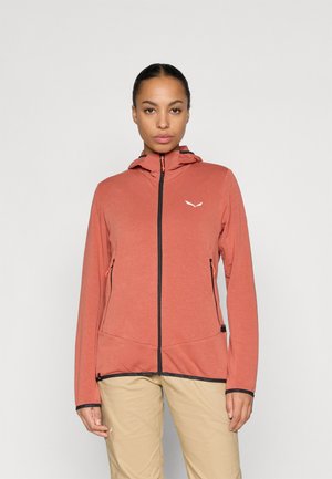 AGNER HOODED - Zip-up sweatshirt - etruscan red