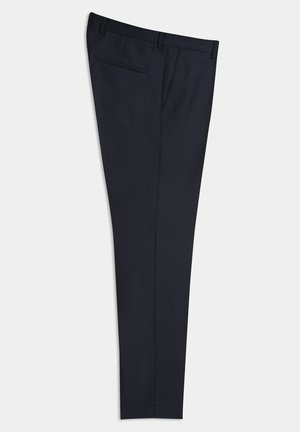 Marintröjor i skräddarsydd stil tillverkade av ett mjukt tyg, med rak front, sidofickor och en enda bakficka. Rak bendesign.