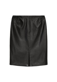 Jupe en cuir - black