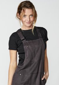 Koroshi STRAP - Haljina od trapera - black