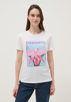 OVS, Print T-shirt - white