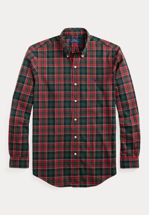 CUSTOM FIT PLAID TWILL SHIRT - Camicia - 6982 forest red multi