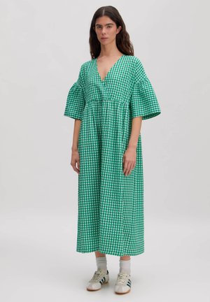 EDITED EDITED KLEID ELOY - Jurk - weiß grün mischfarben