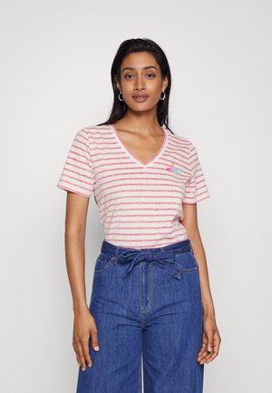 Print T-shirt - magenta