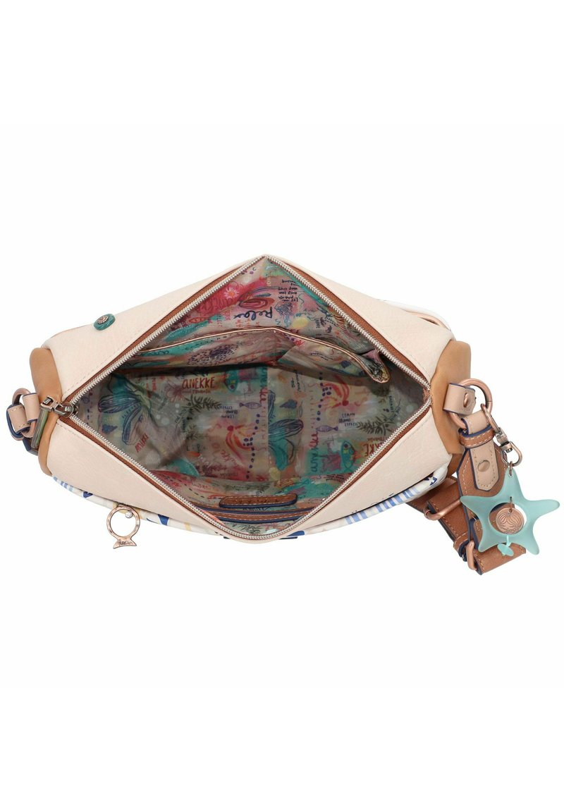 Sac ANEKKE Sunrise – Anse En Bois – Tracolla – Bleu Et Blanc – Simili Cuir