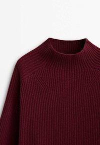 Massimo Dutti Strickpullover - bordeaux