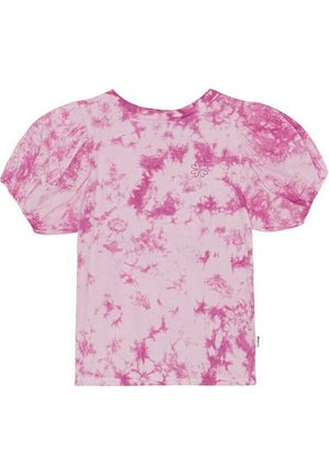 T-shirt - bas - purple tie dye