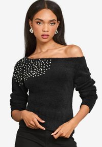 Strickpullover - black