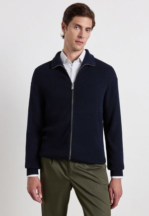 Calliope, MAGLIA TINTA UNITA - Cardigan - blu calliope