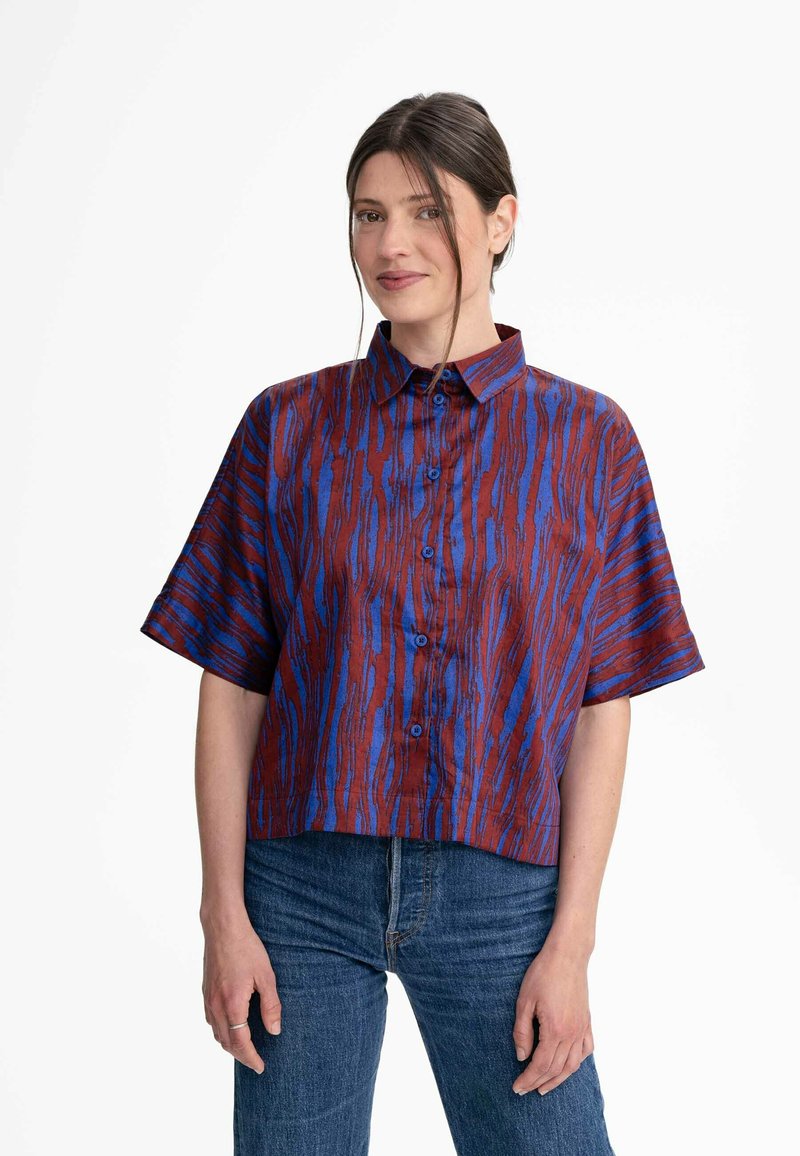 MELA KURZÄRMLIGE BLUSE RINARA - Overhemdblouse - chai brush