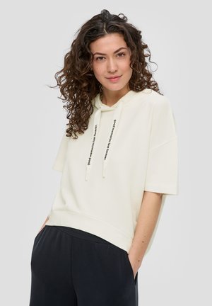 s.Oliver, MIT HALBLANGEN ÄRMELN - T-shirt imprimé - creme