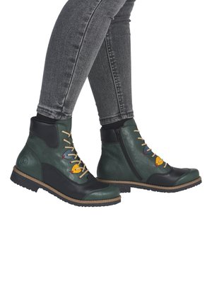 Rieker Bottines à lacets - bunt