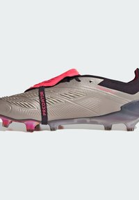 adidas Performance PREDATOR ELITE FT FG - Futbola apavi, cieta zeme - platinum metallic   aurora black   carbon