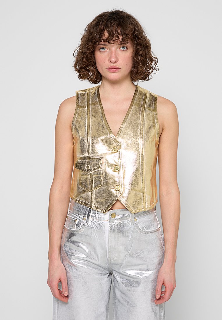 Ganni Bodywarmer wit