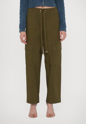 TALIA PANTS - Cargobyxor - olive