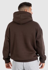 Smilodox DAWSON OVERSIZED HOODIE - Felpa con cappuccio - braun