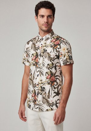 INDICODE JEANS, INEARLY HEMD KURZARM - Skjorter - offwhite