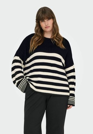 Strickpullover - black